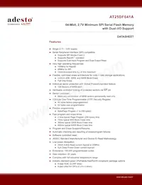 AT25DF641A-MH-T Datasheet Copertura