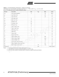 AT25F512AN-10SU-2.7 Datenblatt Seite 4