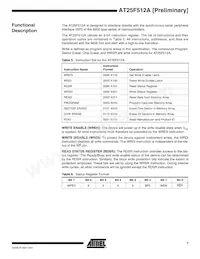 AT25F512AN-10SU-2.7 Datenblatt Seite 7