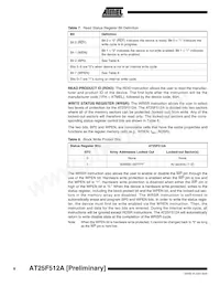 AT25F512AN-10SU-2.7 Datenblatt Seite 8