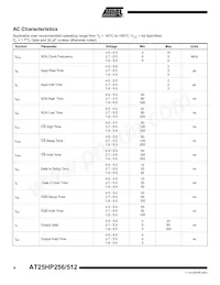 AT25HP256W-10SI-1.8 Datasheet Pagina 4