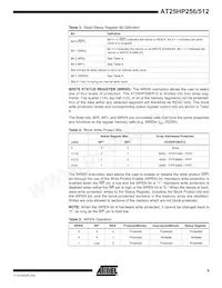 AT25HP256W-10SI-1.8 Datenblatt Seite 9