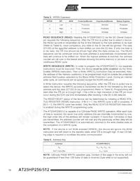 AT25HP256W-10SI-1.8 Datasheet Pagina 10