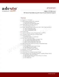AT25SF081-MHF-T Datenblatt Cover