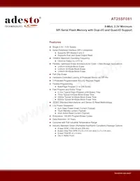 AT25SF081-MHF-T Datasheet Copertura