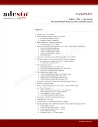 AT25XV041B-MHV-Y Datasheet Copertura