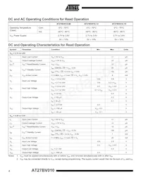 AT27BV010-90TU數據表 頁面 4