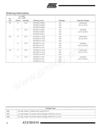 AT27BV010-90TU數據表 頁面 10