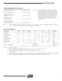 AT27BV1024-12JU Datasheet Pagina 3