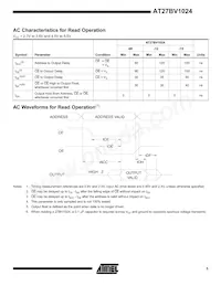 AT27BV1024-12JU數據表 頁面 5