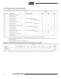 AT27BV1024-12JU數據表 頁面 8