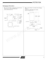 AT27BV1024-12JU數據表 頁面 11