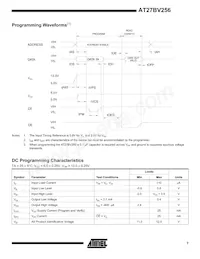 AT27BV256-70RU Datenblatt Seite 7