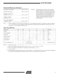 AT27BV4096-12JU Datasheet Pagina 3