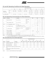 AT27C010-45TU Datasheet Page 4