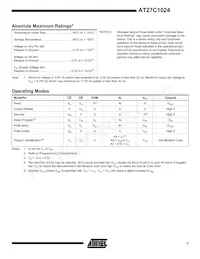 AT27C1024-90VI Datasheet Page 3