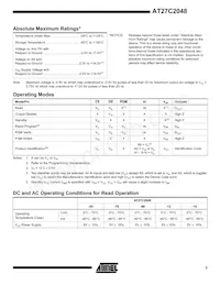 AT27C2048-90VI Datasheet Page 3