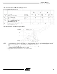 AT27LV020A-90VC Datenblatt Seite 5