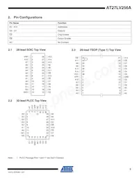 AT27LV256A-90RU Datenblatt Seite 2