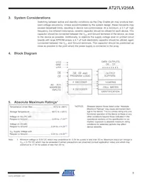 AT27LV256A-90RU Datasheet Pagina 3