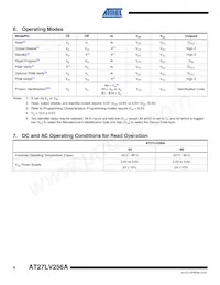 AT27LV256A-90RU Datasheet Pagina 4