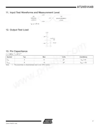 AT28BV64B-20TI Datasheet Page 7