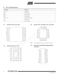 AT28HC256F-70PI Datasheet Page 2