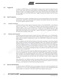 AT28HC64BF-90TU Datasheet Pagina 4