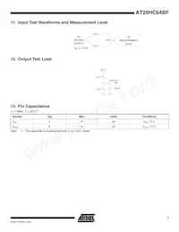 AT28HC64BF-90TU Datasheet Pagina 7