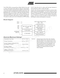 AT28LV256-25TI Datenblatt Seite 2