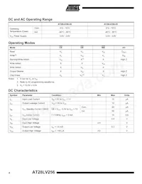 AT28LV256-25TI Datenblatt Seite 4