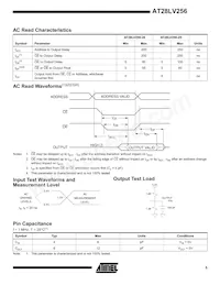 AT28LV256-25TI Datasheet Pagina 5