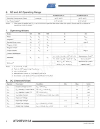 AT29BV010A-15TU-T Datenblatt Seite 6