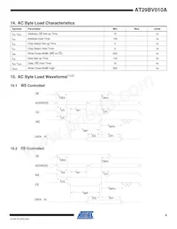 AT29BV010A-15TU-T數據表 頁面 9