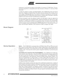 AT29BV040A-20TI Datasheet Pagina 2