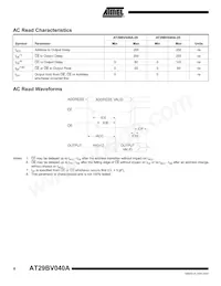 AT29BV040A-20TI數據表 頁面 6