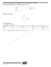 AT29BV040A-20TI Datasheet Pagina 7