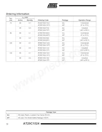 AT29C1024-90TI數據表 頁面 12