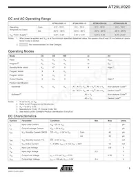 AT29LV020-12TI-T Datasheet Pagina 5