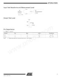 AT29LV020-12TI-T Datasheet Pagina 7