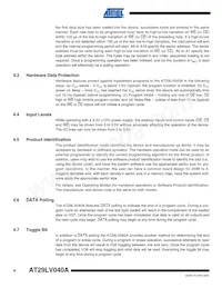 AT29LV040A-15TU-T Datasheet Pagina 4