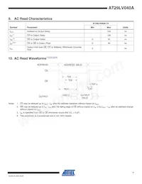 AT29LV040A-15TU-T Datasheet Pagina 7