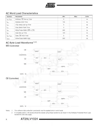 AT29LV1024-20TI Datenblatt Seite 6