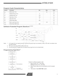 AT29LV1024-20TI Datenblatt Seite 7