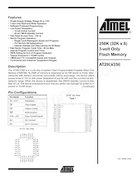 AT29LV256-20TC-T Datenblatt Cover