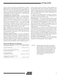 AT29LV256-20TC-T Datasheet Pagina 3