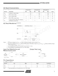 AT29LV256-20TC-T Datasheet Pagina 5