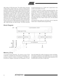 AT45D161-TI Datenblatt Seite 2