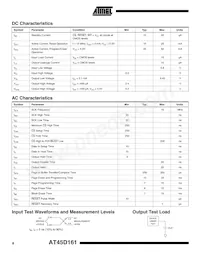 AT45D161-TI Datenblatt Seite 8