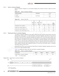 AT45DB011D-MH-T數據表 頁面 18